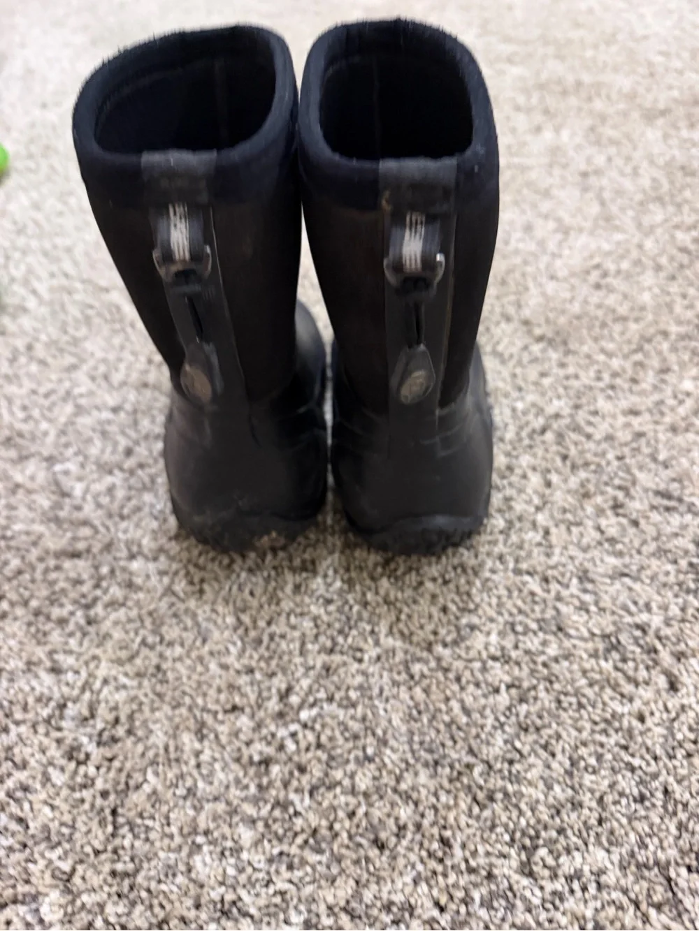 Kids Black Waterproof Snow Boots - Comfortable Winter Protection